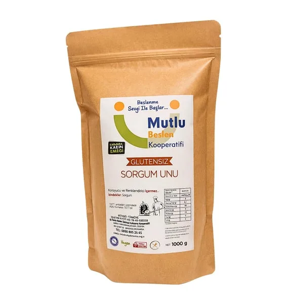 Mutlu Beslen Kooperatifi Glutensiz Sorgum Unu 1000 g
